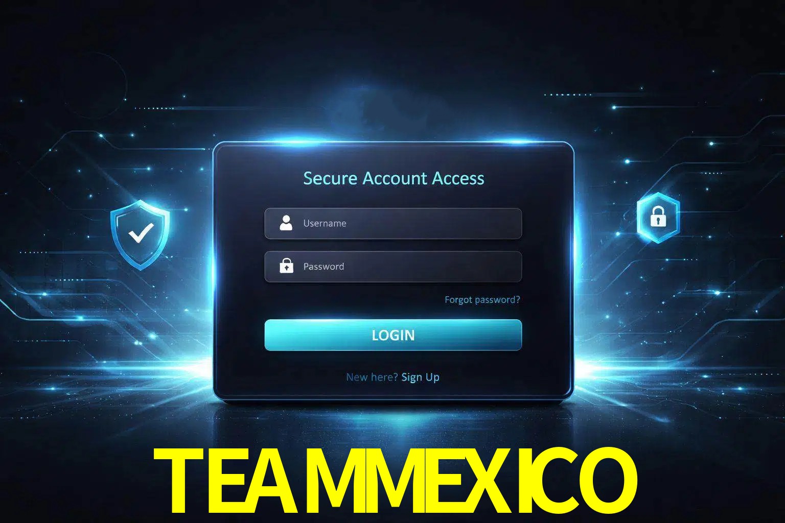 Pantalla de inicio de sesión de cuenta TEAMMEXICO para usuarios en México