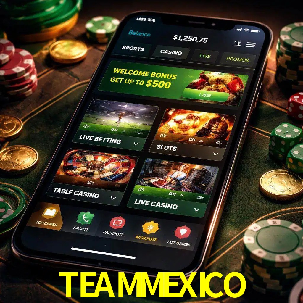 Diseño de juegos móviles TEAMMEXICO para usuarios en México